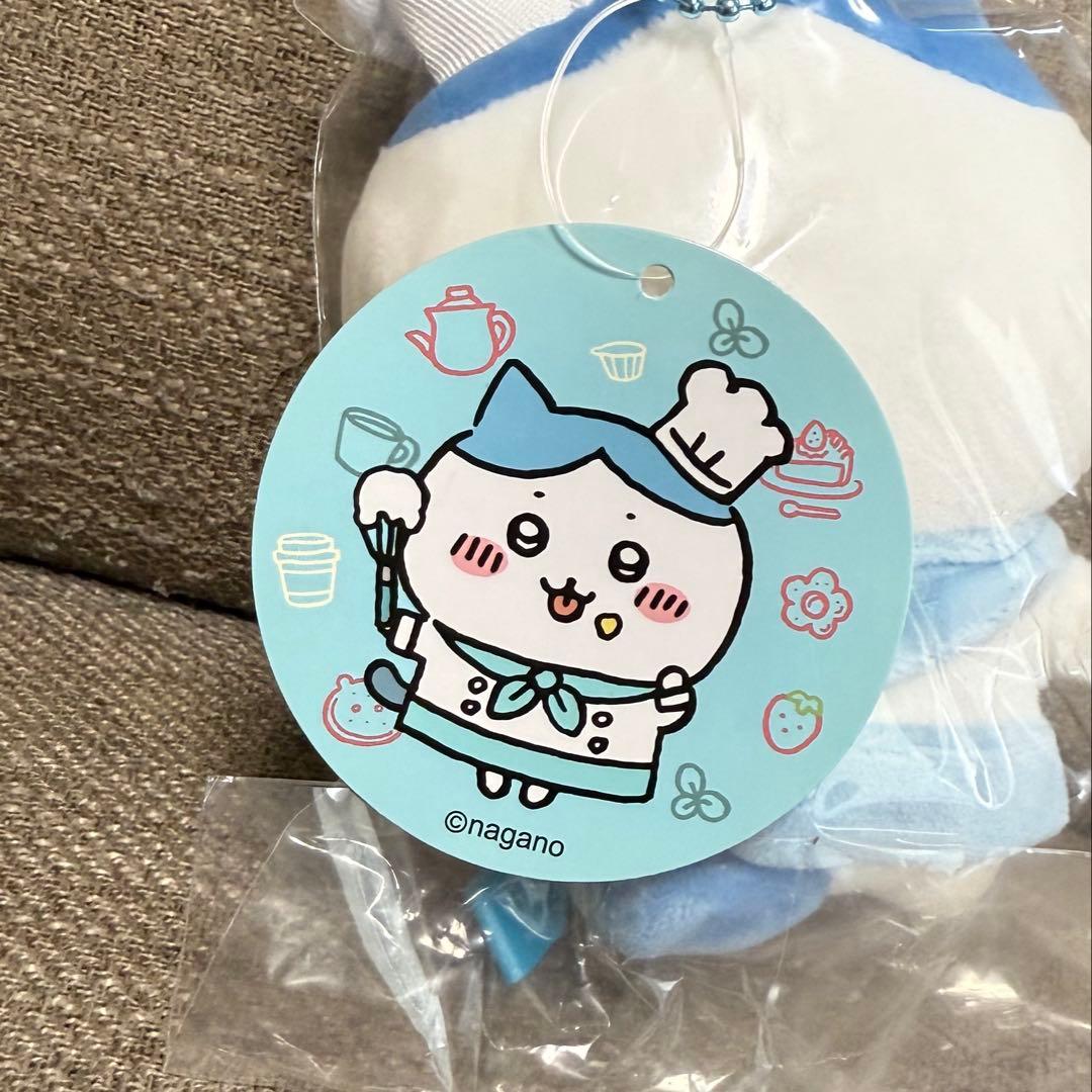 〈初期レア〉ちいかわ　カフェのコックさんマスコット　ハチワレ