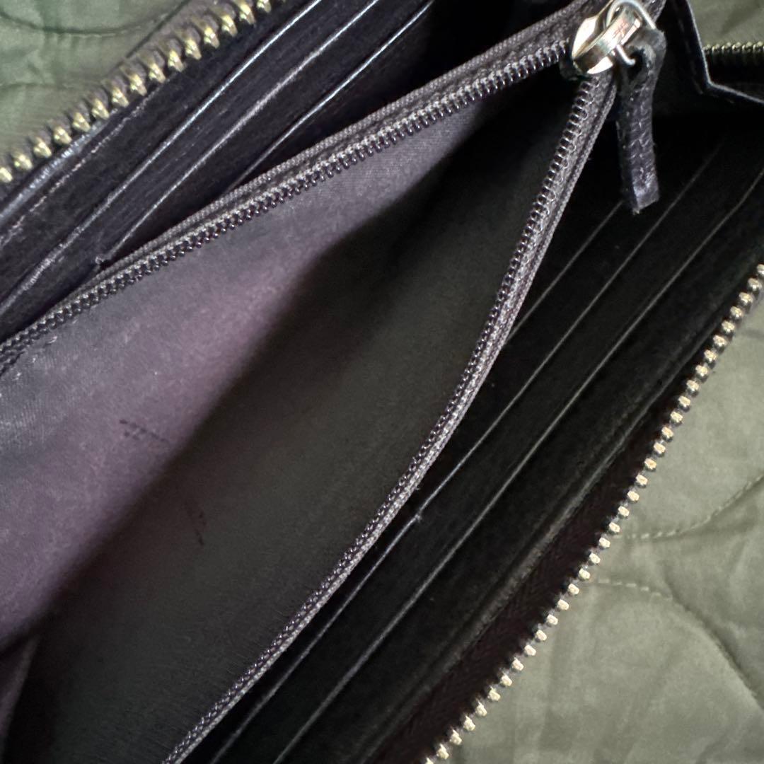 Fendi FFロゴ長財布 ブラウン/ブラック