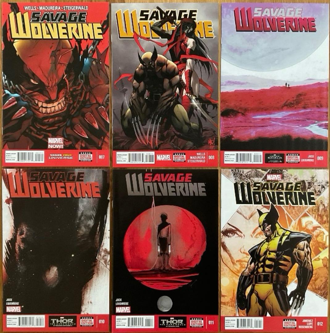 再値下げ❗️Savage Wolverine コンプリートセット アメコミリーフ