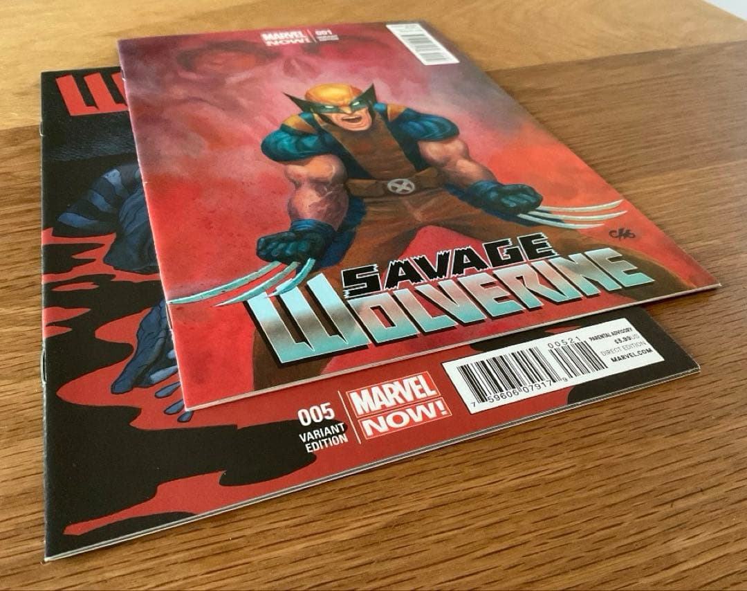 再値下げ❗️Savage Wolverine コンプリートセット アメコミリーフ