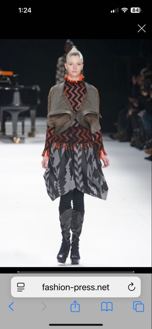 ⭐️a-poc INSIDE 黒パリコレランウェイネットトップス極美品⭐️