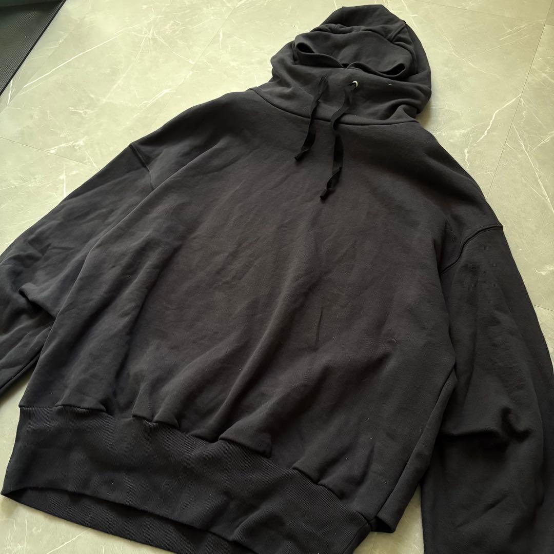 コグザビッグスモーク　ビッグフードパーカー　タックスリーブスウェット