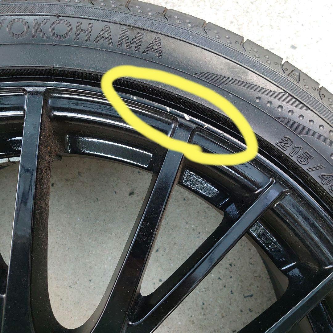 ヨコハマ 215/45R18 ノアヴォクシー ENKEI18ブラックホイール