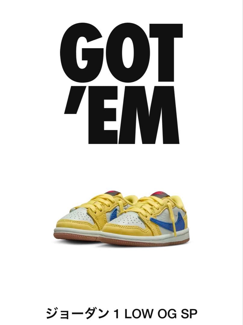 その他 Nike TD Air Jordan 1 Low OG \