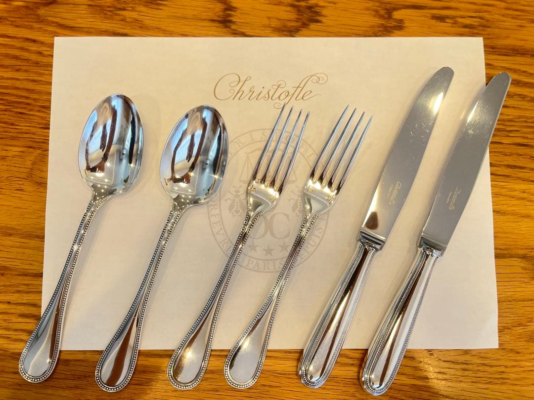 Christofle : クリストフル パール スタンダードサイズ 6点セット