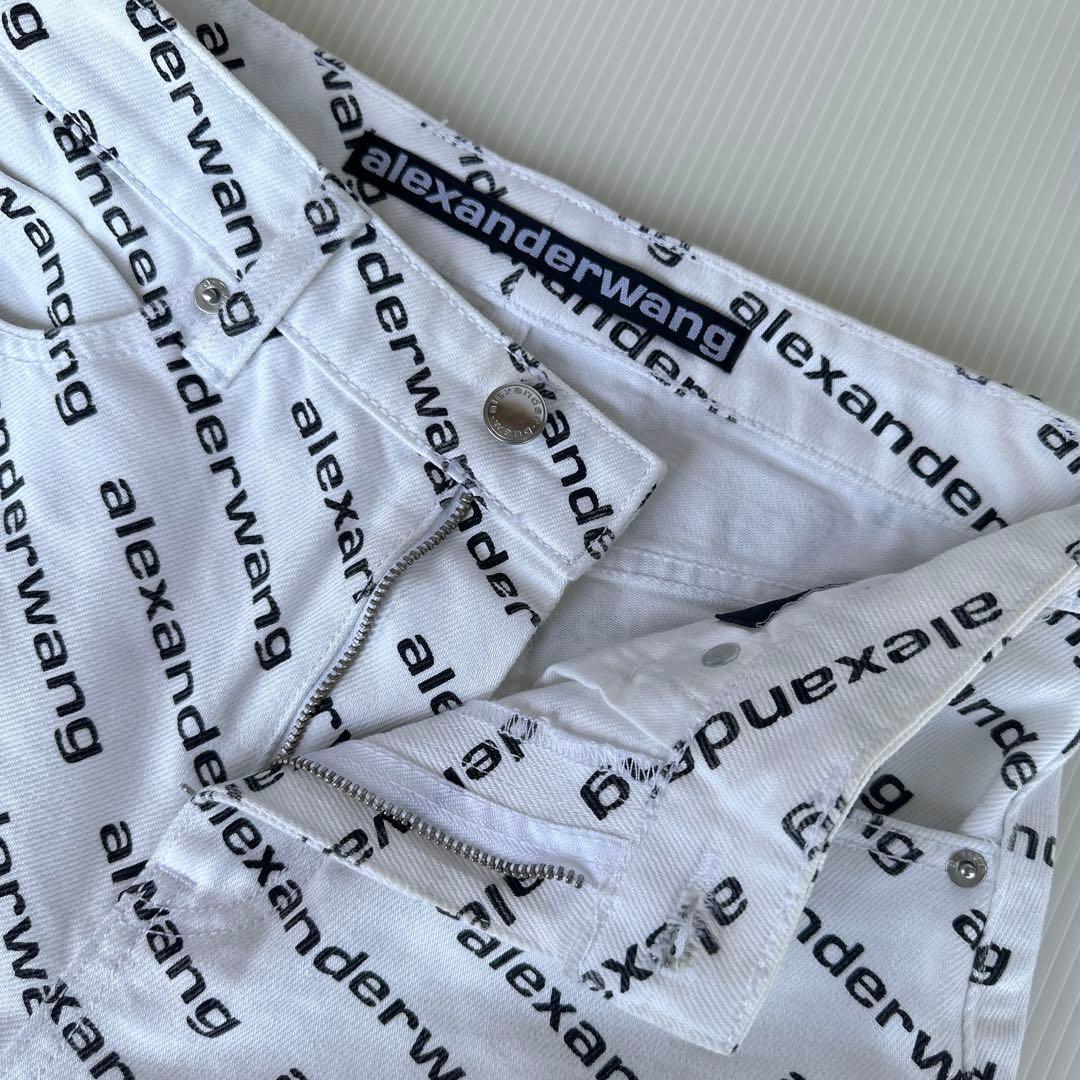 Alexander wang ショートパンツ　ハイウエストショーツ　25