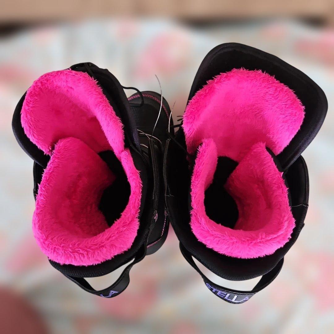 STELLA ステラ スノーボードブーツ ブラック/ピンク