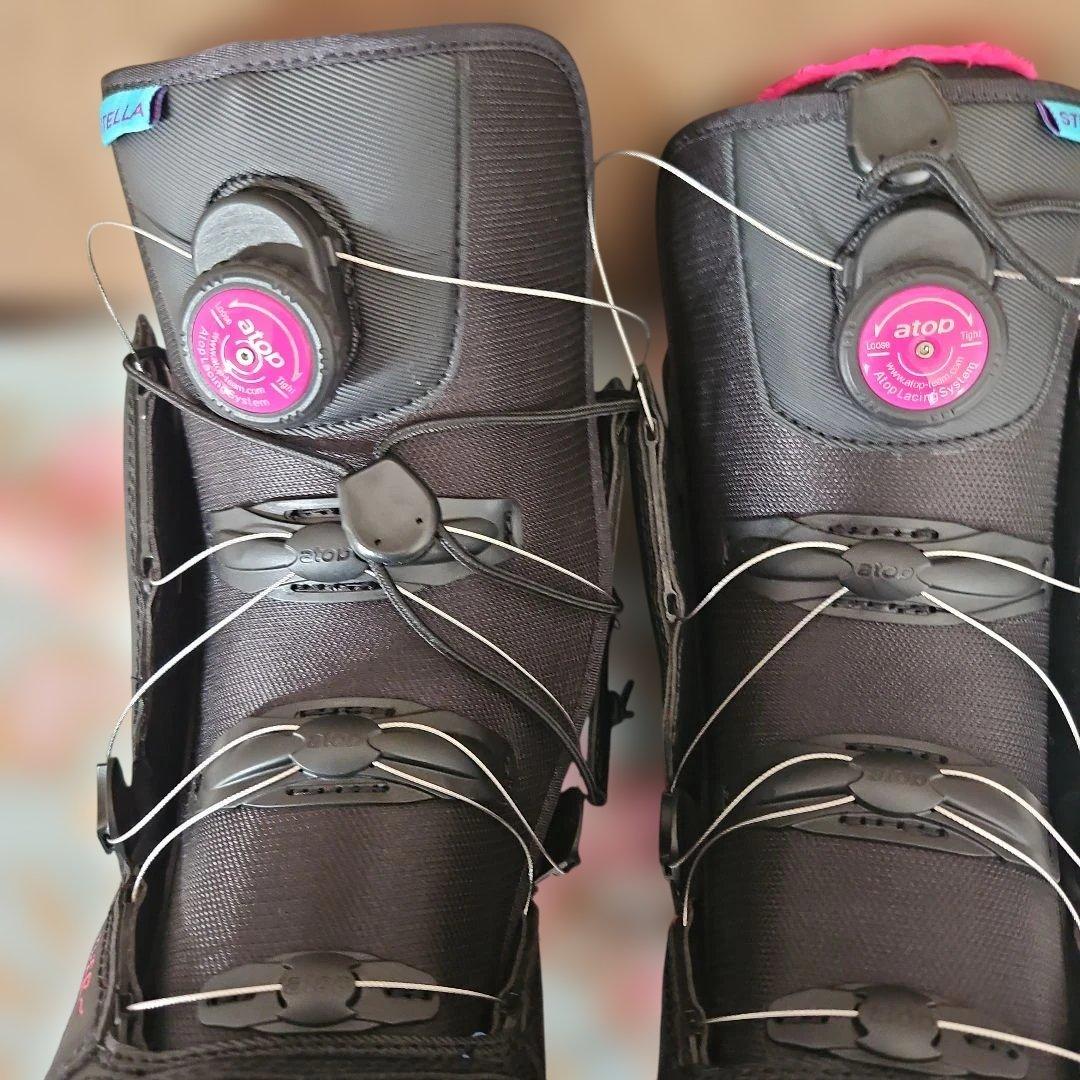 STELLA ステラ スノーボードブーツ ブラック/ピンク