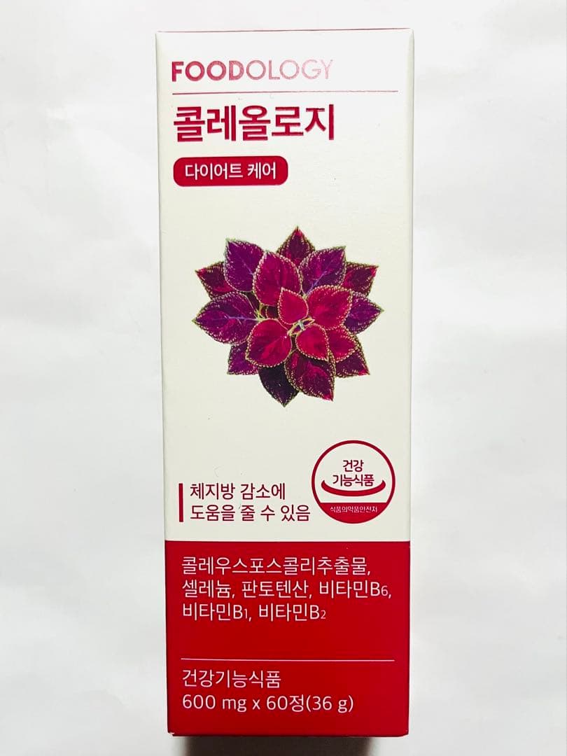 FOODOLOGY フードオロジー コレオロジー 錠剤 600mg 60粒×3箱