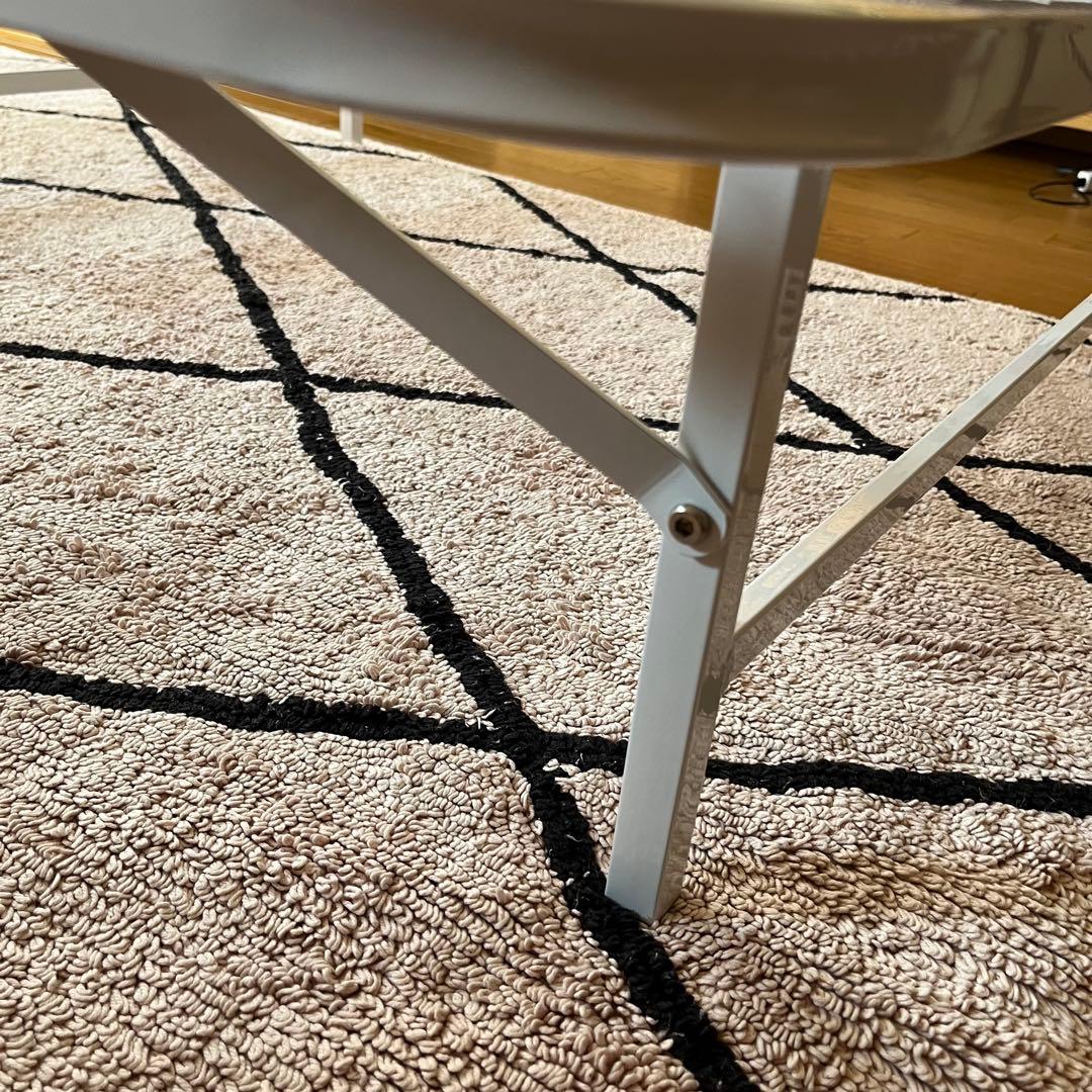 折り畳み 折りたたみ 収納式 パイプベッド シングル ホワイト 美品