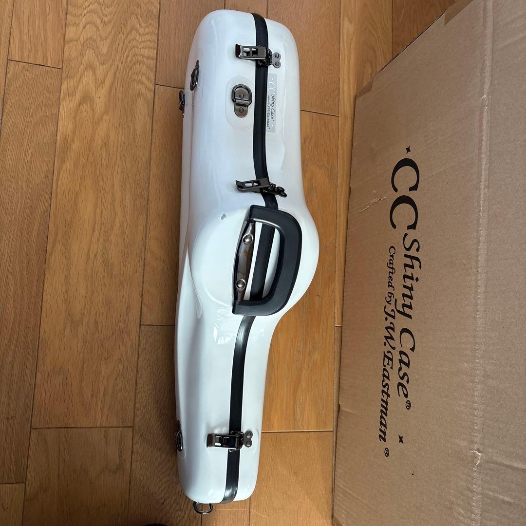 アルトサックスケース ホワイトハードケース