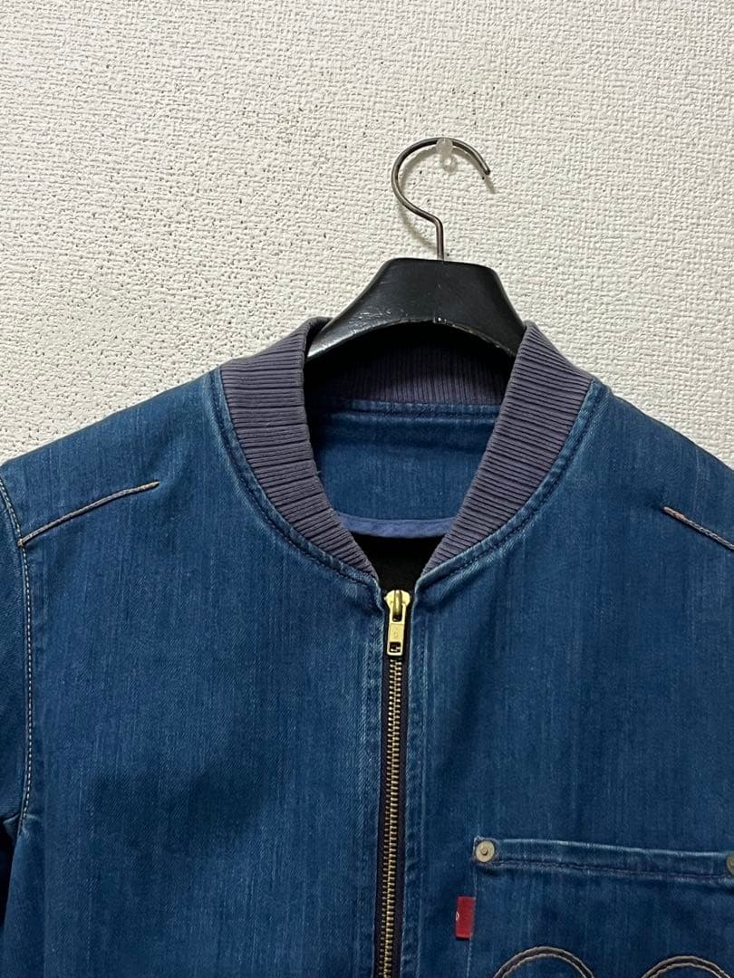 廃盤　リーバイスレッド　ショート丈　デニムジャケット　/S　ストレッチ　y2k