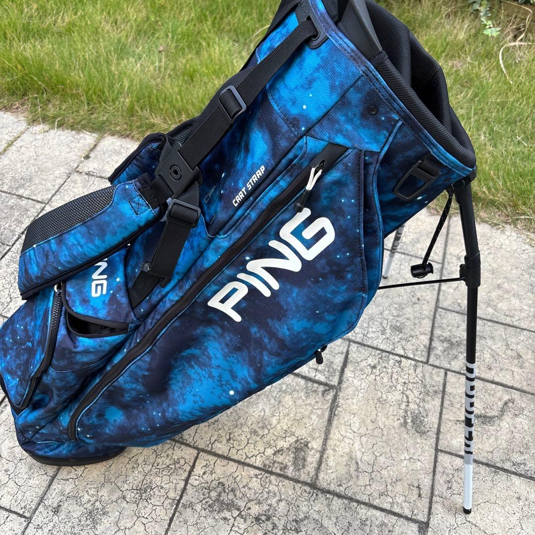 PING ゴルフバッグ・キャディバッグ 青黒