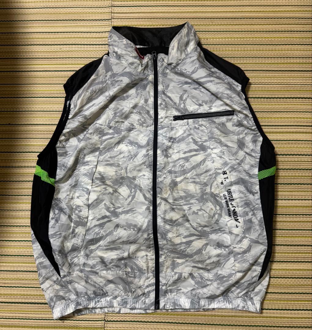 AIRCRAFT ファン付き空調服 グレー・ブラック　3XL