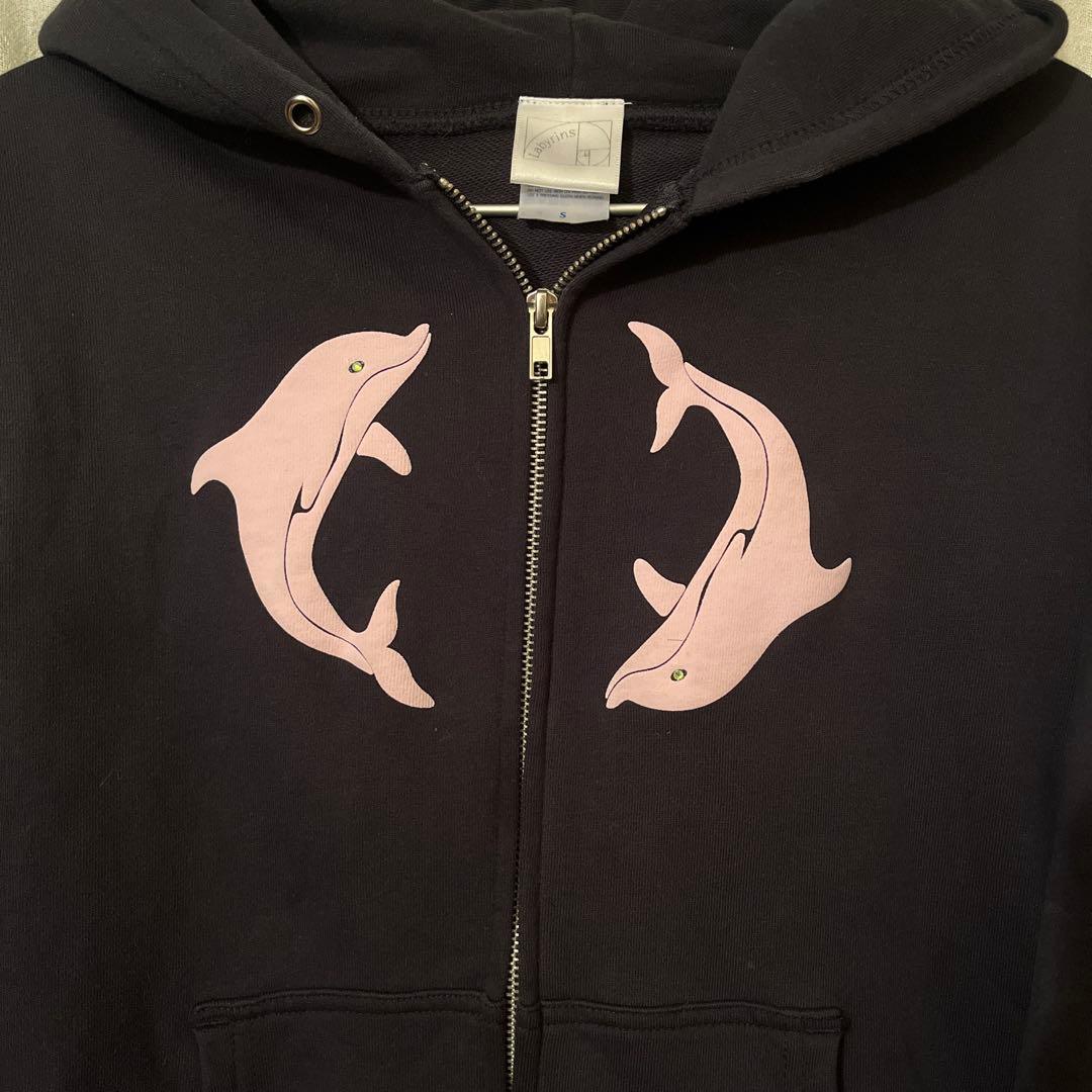 トップス Shury labyrins two dolphins zip hoodie