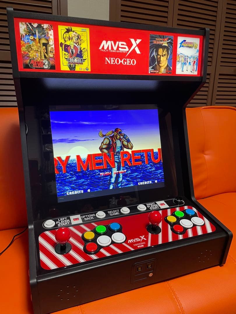 MVSX  ARCADE ネオジオ　レバーボタンカスタム品　家庭用　筐体