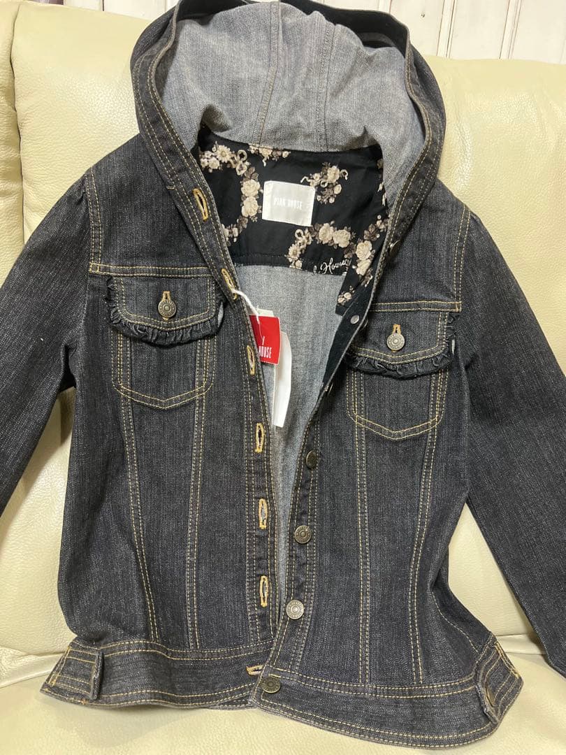 ピンクハウス♪未使用可愛い♡フード付きデニムジャケット