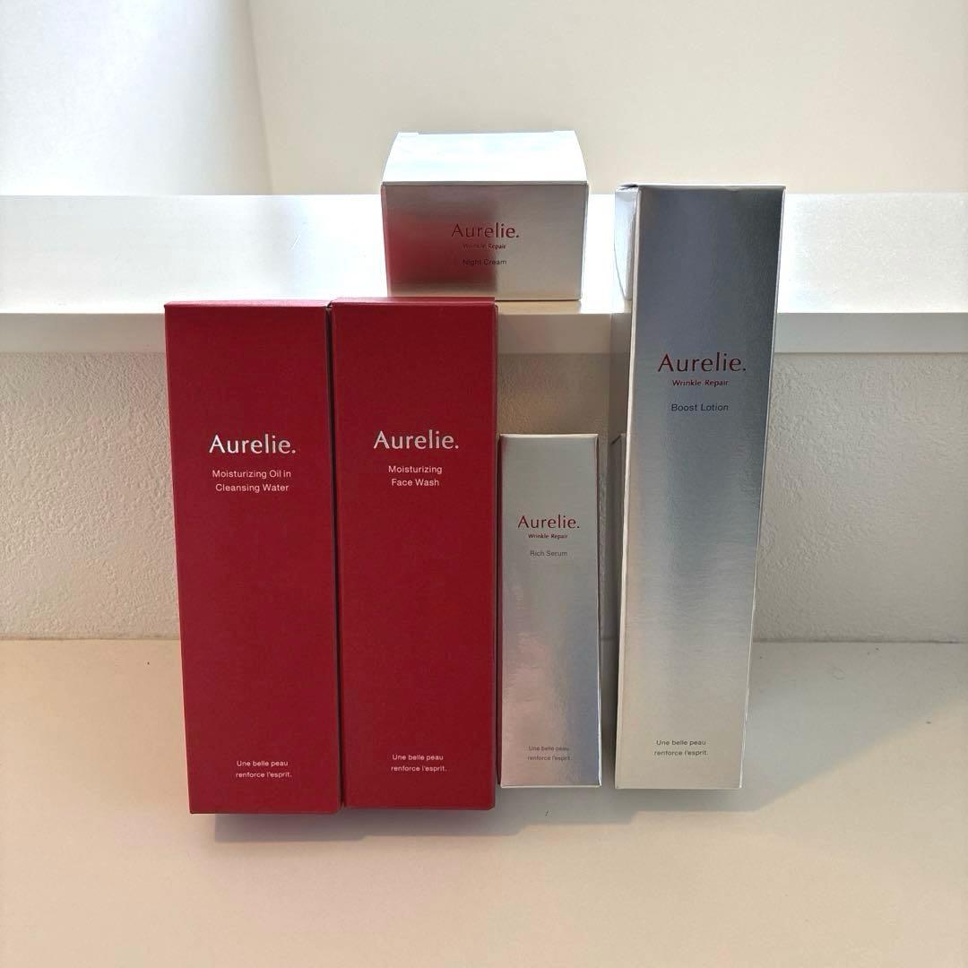 【新品未使用】オレリー プレミアムエイジングケアセット　5点