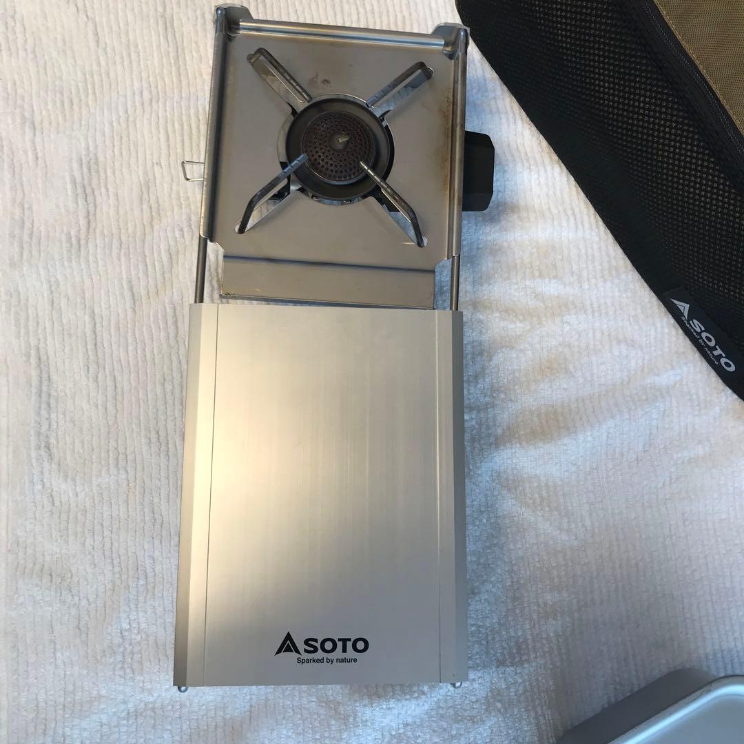 SOTO ストーブ、ワークトップ 、ミニマルクッカー、バッグセット ユーズド