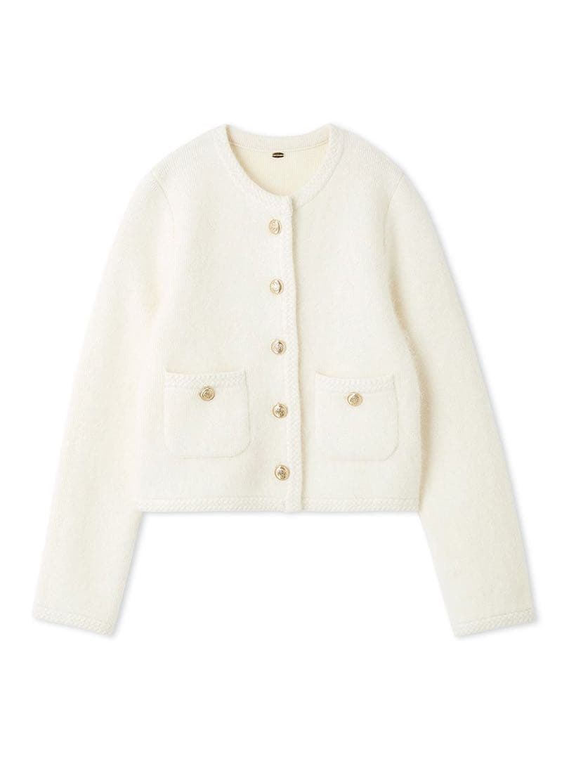 LILYBROWN 金釦フォックスニットジャケット