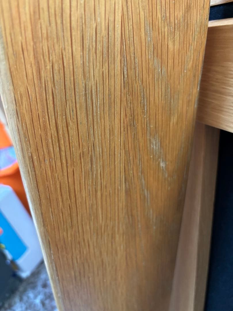 無印良品　ベージュ 布製 2人掛けソファ 木製フレーム