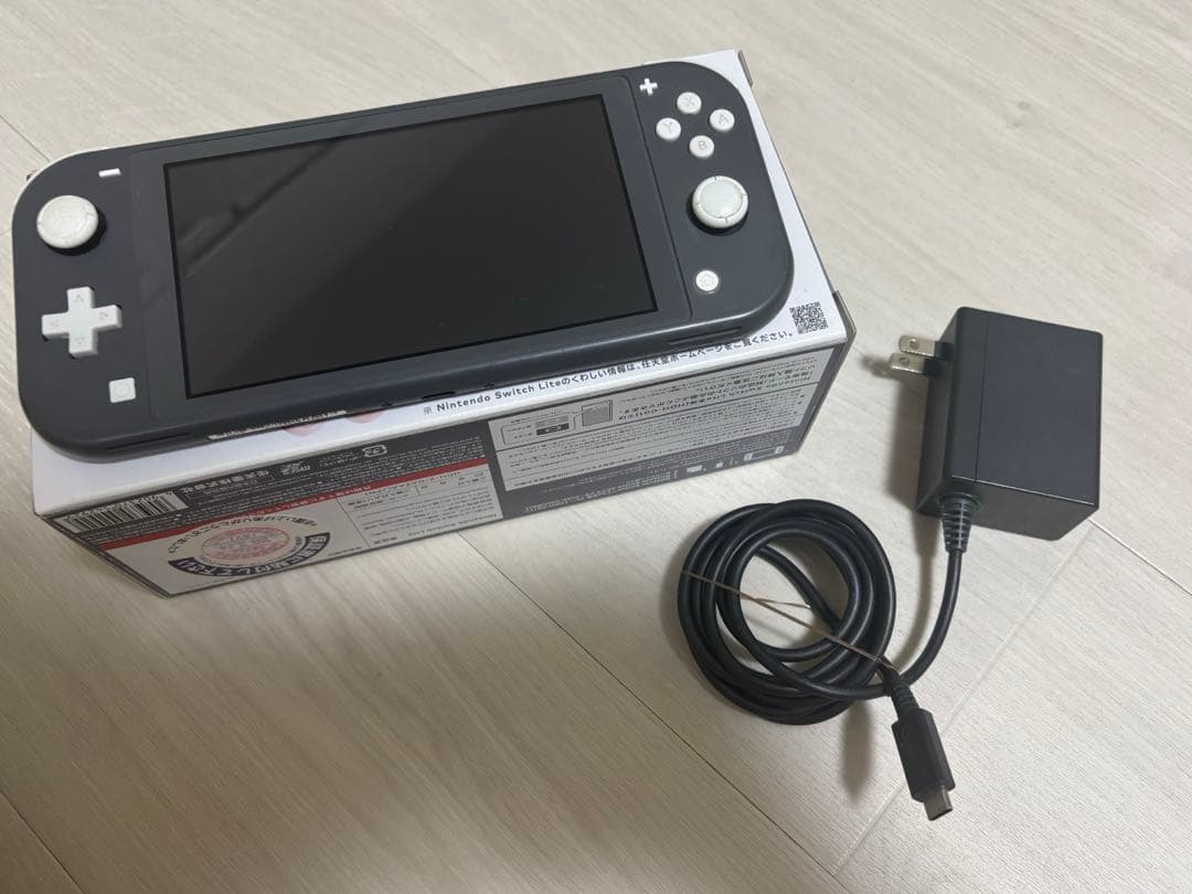 Nintendo Switch Lite グレー 充電器・外箱付き