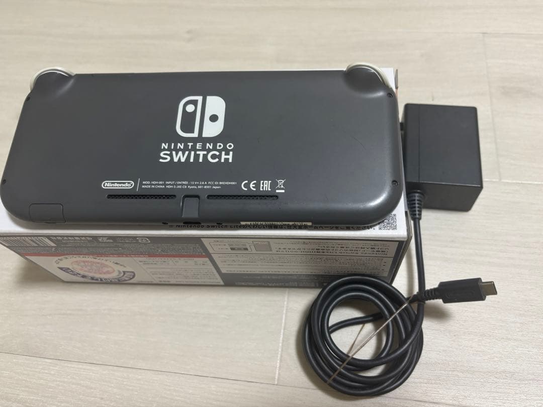 Nintendo Switch Lite グレー 充電器・外箱付き