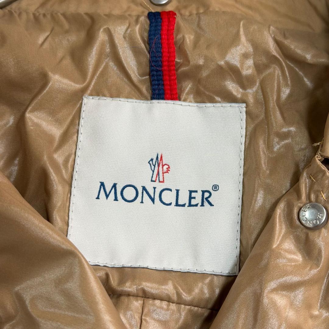 17221✨モンクレール ナイロンパーカー ベージュ フード着脱 1