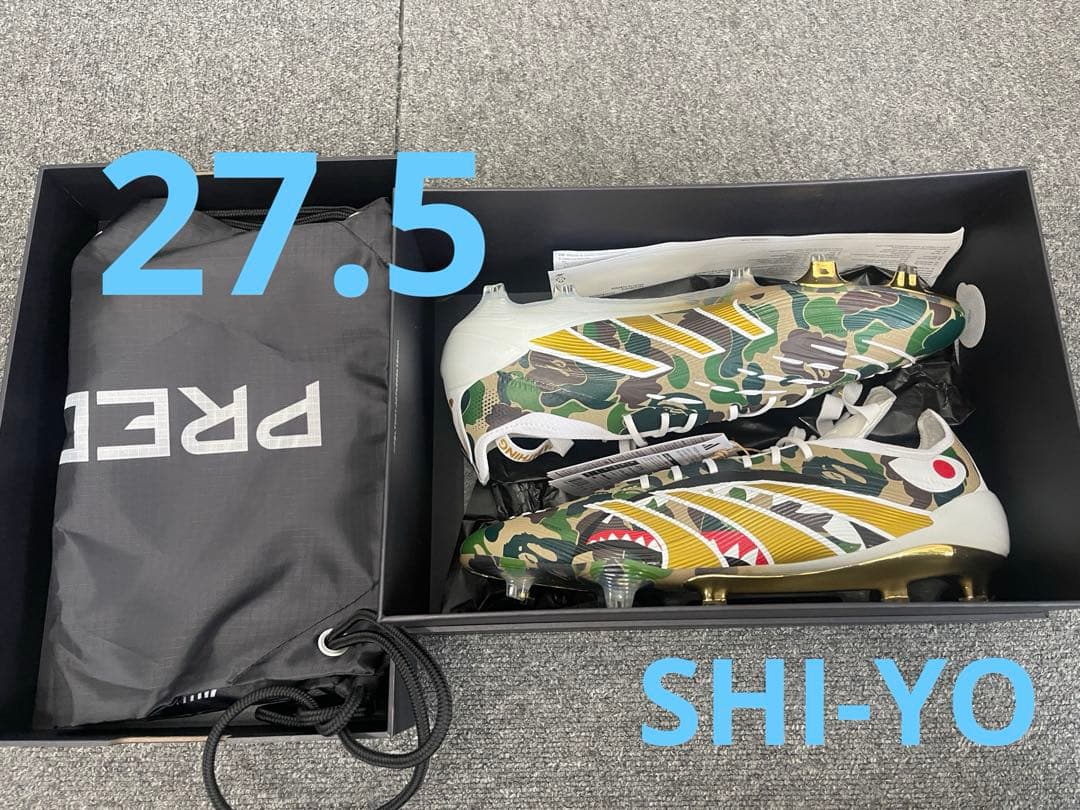 シューズ PREDATOR ELITE FT FG BAPE