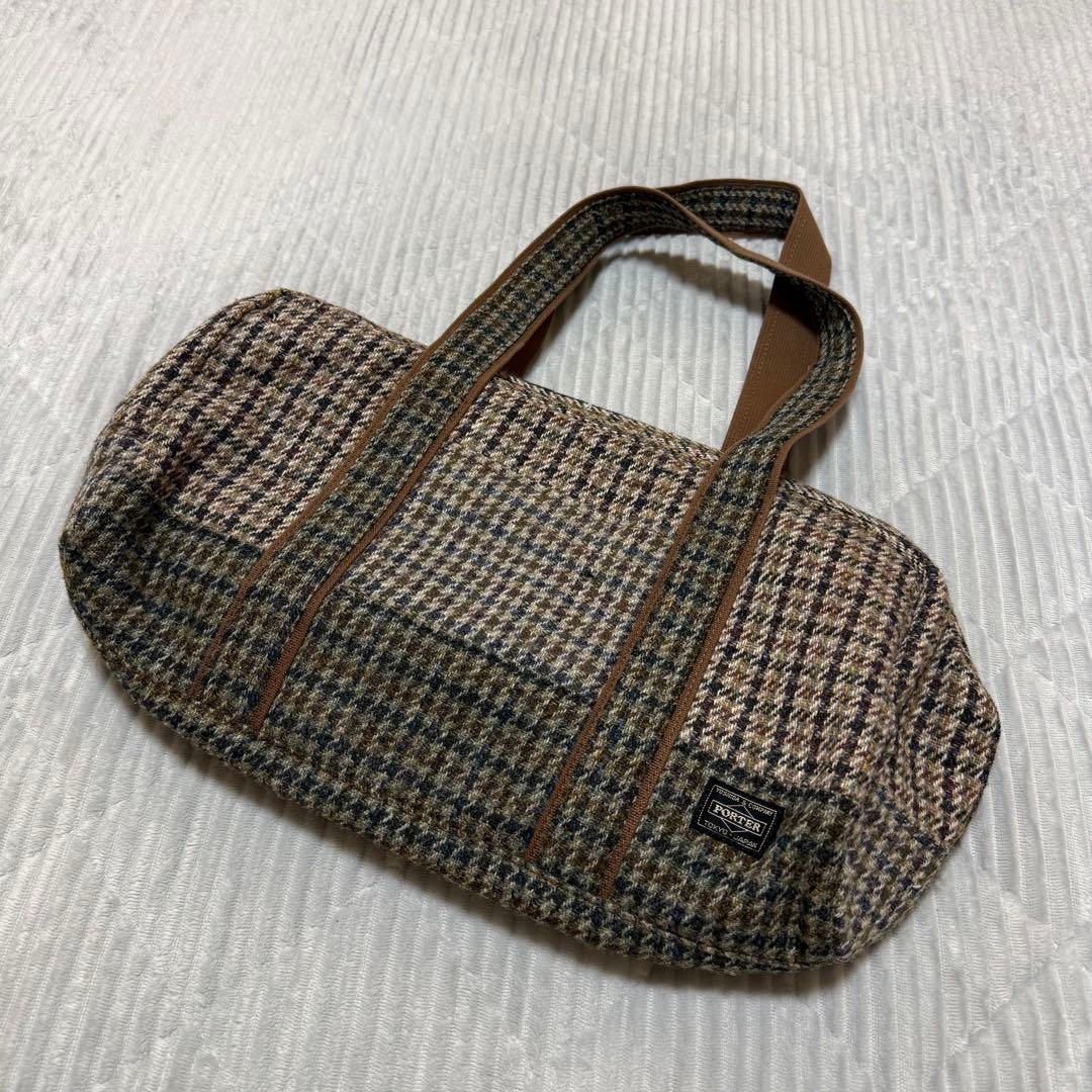 PORTER×BEAMS×Harris Tweed ボストンバッグ