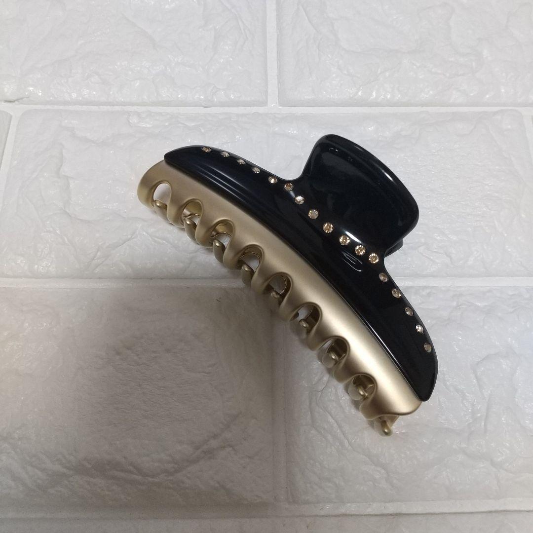 ALEXANDRE DE PARIS ヘアクリップ　黒　ヴァンドーム Lサイズ