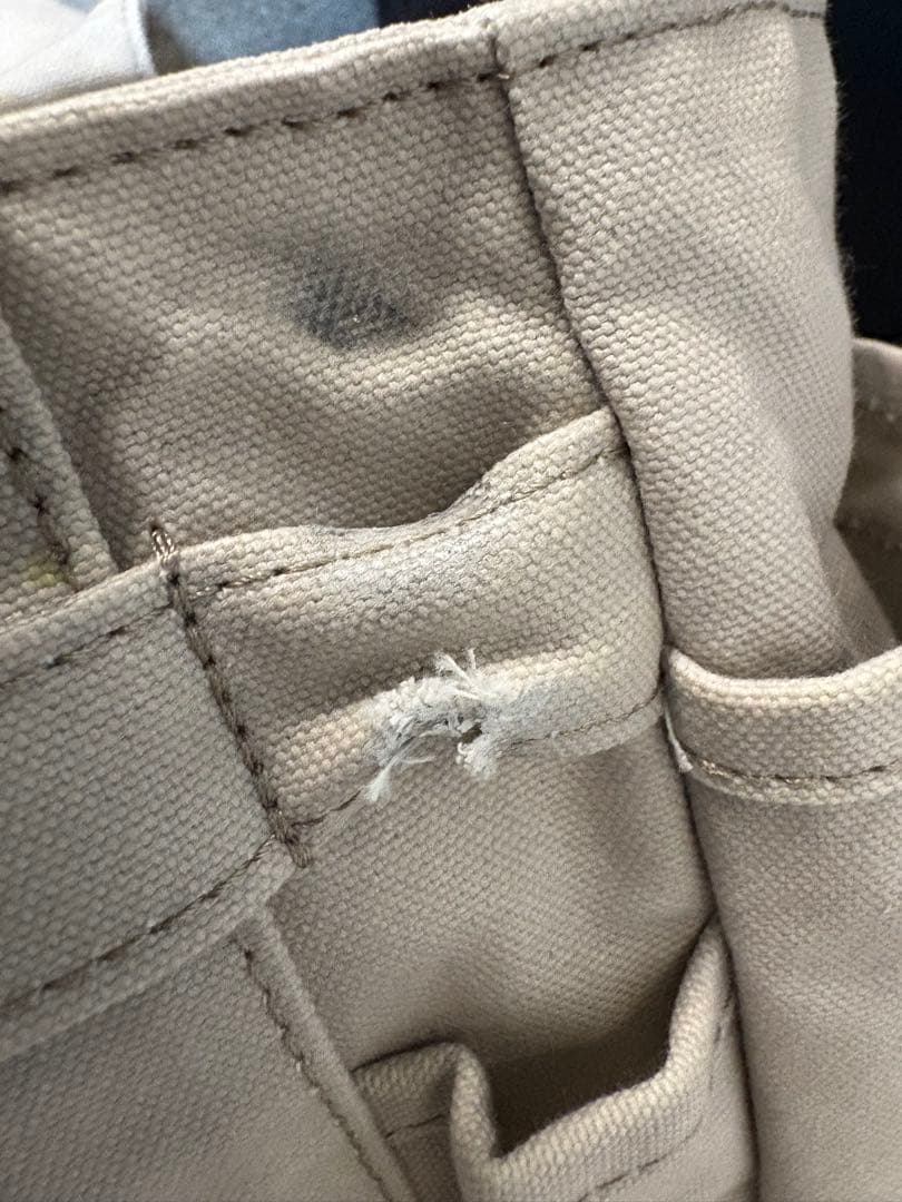 カワニシカバン　帆布　グレーブ　グレー