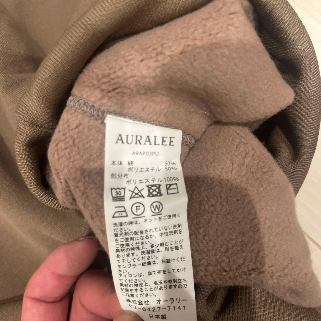 新品AURALEE ブラウン スウェット