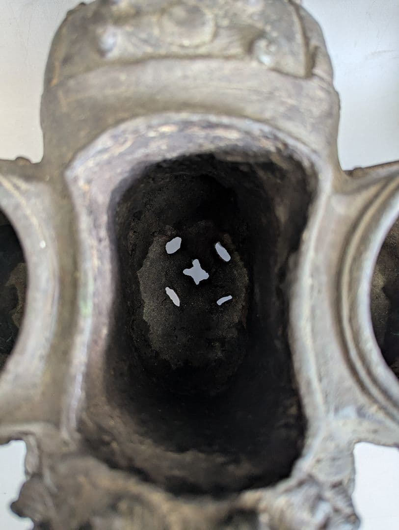 中国古美術 古玩 銅製 獅子香炉