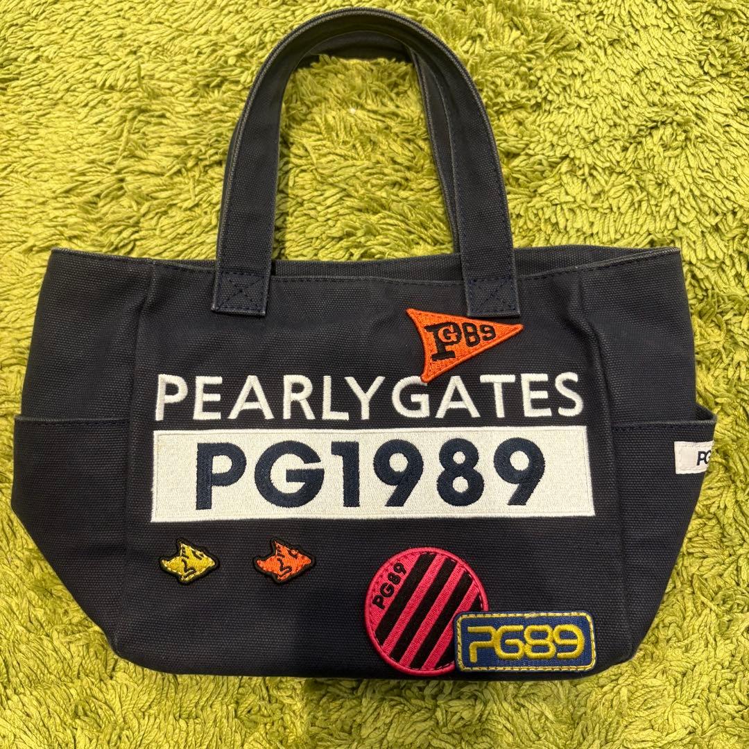 パーリーゲイツ PEARLYGATES カートバッグ ラウンドバッグ ワッペン