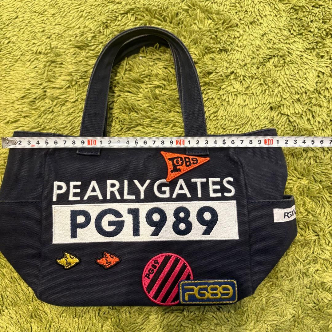 パーリーゲイツ PEARLYGATES カートバッグ ラウンドバッグ ワッペン