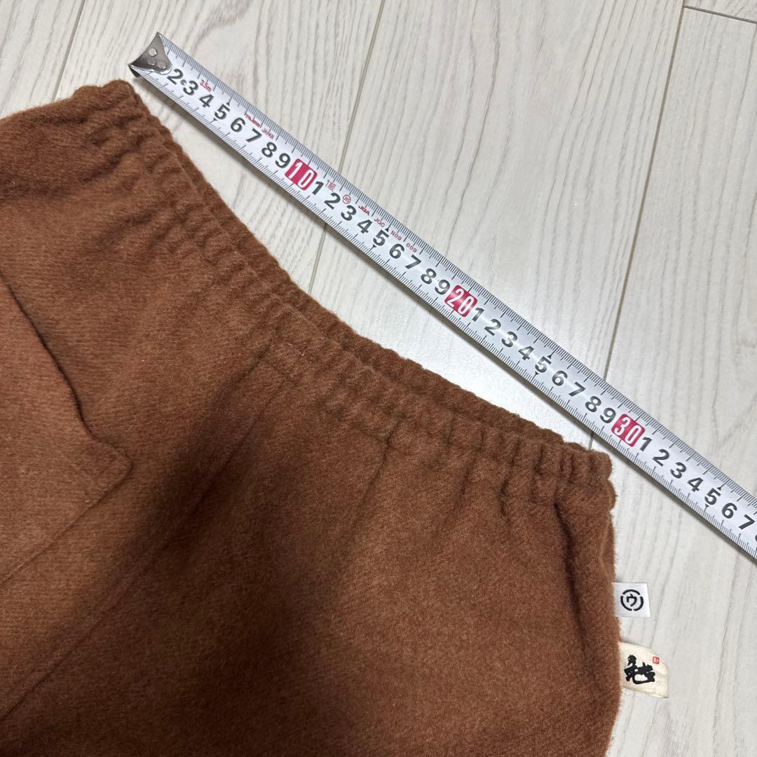 うなぎの寝床☆MONPE ウール混 パンツ☆S