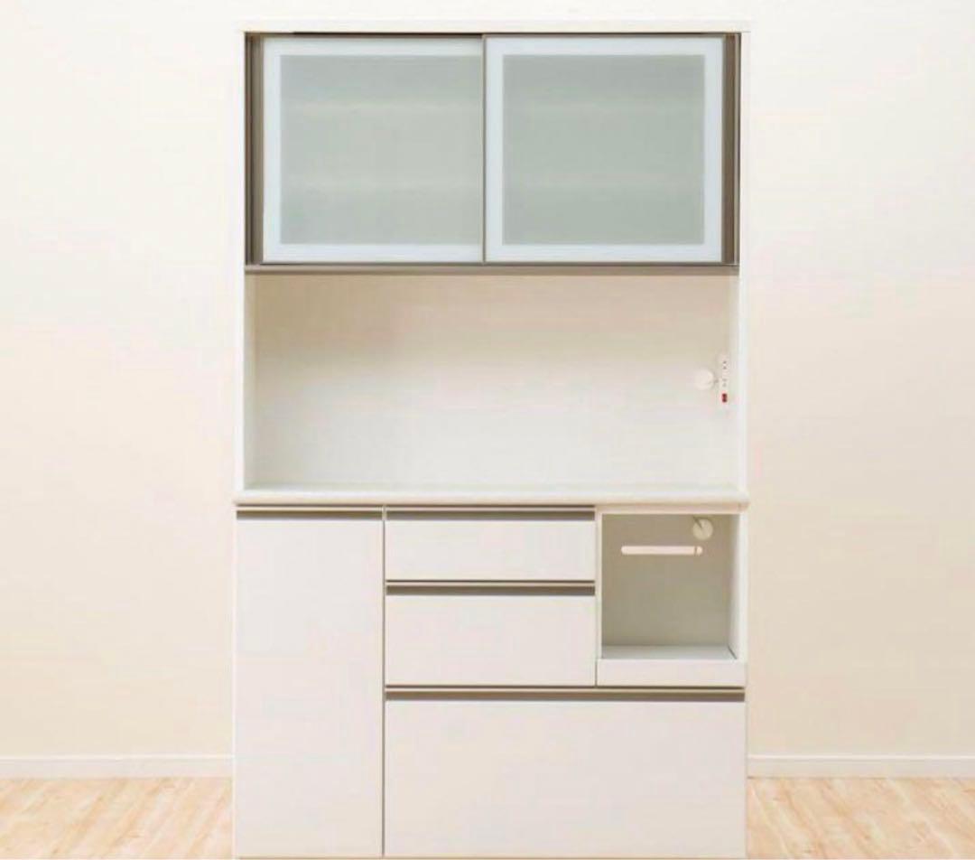 【送料込み】ニトリ 120cm幅　キッチンボード アルミナ2