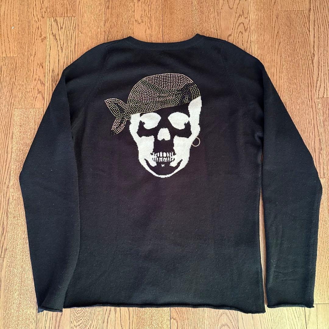 ペラフィネ　カシミア　スコットランド製　黒　美品