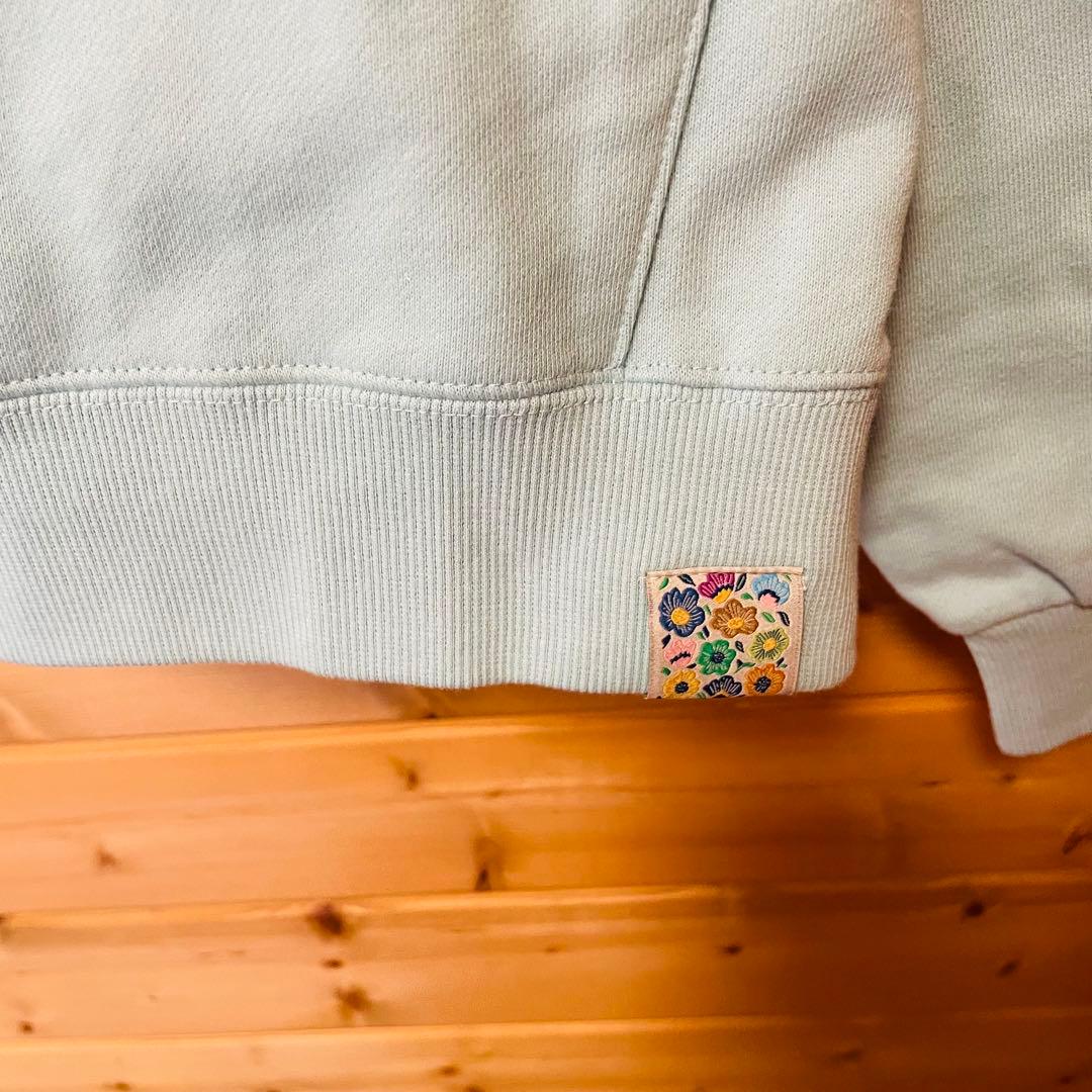 ボーイフレンド ニコアンド コラボ フラワープルオーバーフーディー パーカー