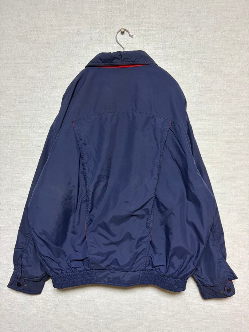 90s  車 企業 刺繍ロゴ バギーズ型 ナイロンジャケット ブルゾン