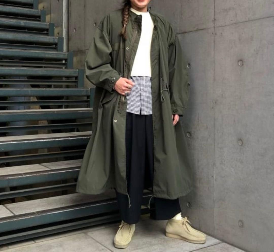 ビームスボーイ　ソロテック　モッズコート　ミリタリージャケット