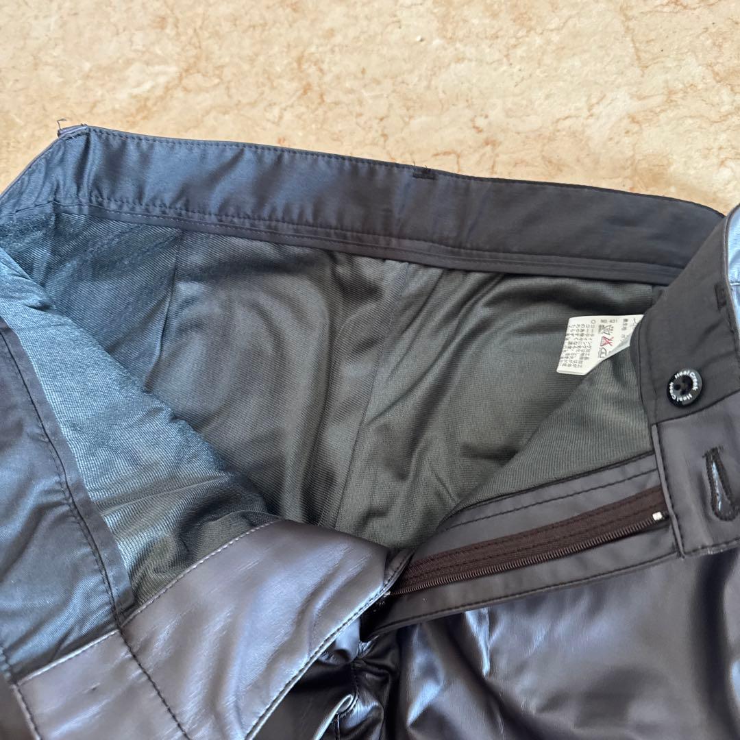 Heal Creek フェイクレザーパンツ88