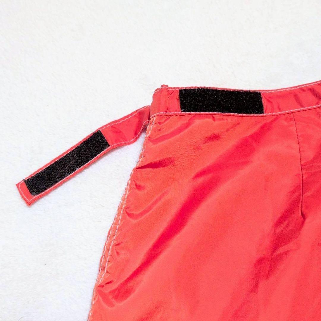 【rough & swell】ナイロン ゴルフパンツ ウエスト調整 オレンジ L
