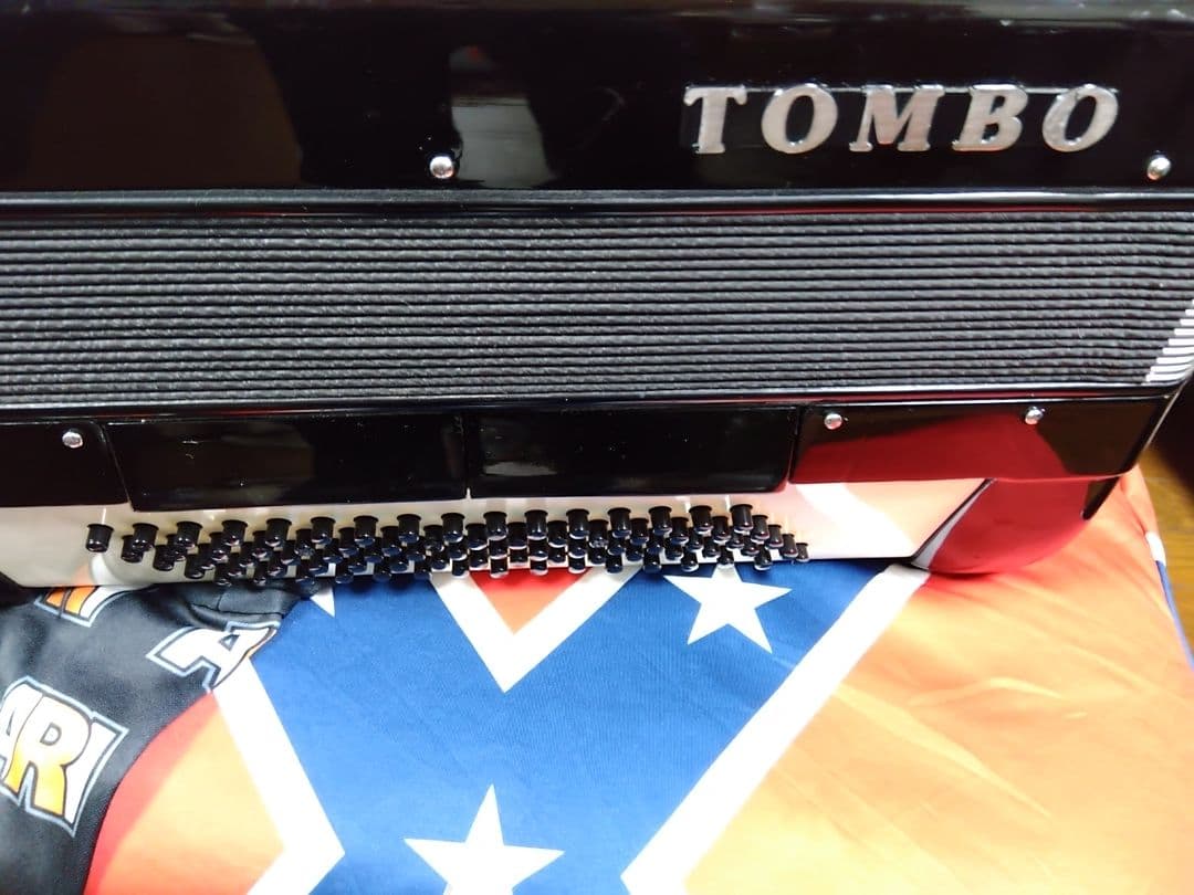 【即演奏可】TOMBO T80B アコーディオン 整備簡易調律済