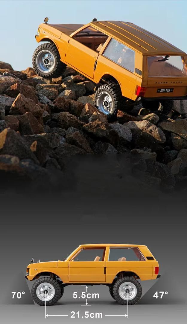 【新品】MNモデル レンジローバー1970 1/12 ラジコン MN168