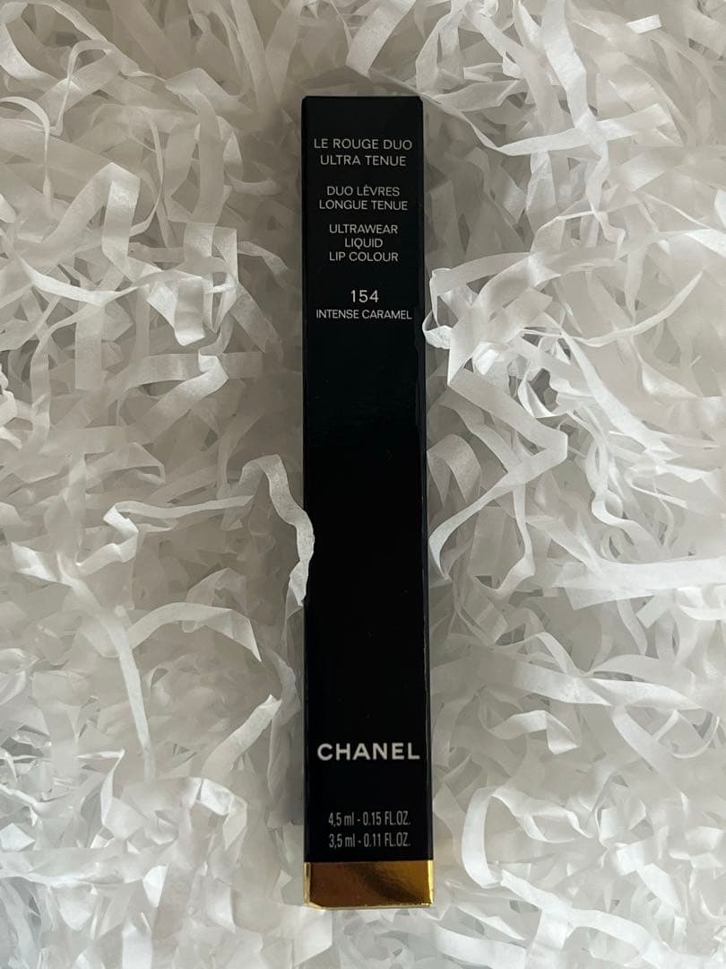CHANEL ルルージュデュオ ウルトラトゥニュ　154 インテンスキャラメル