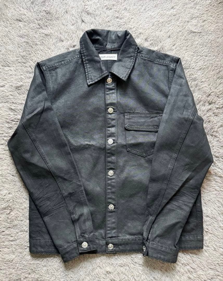 OUR LEGACYアワーレガシー　コーティングデニム　ダークウェア　y2k
