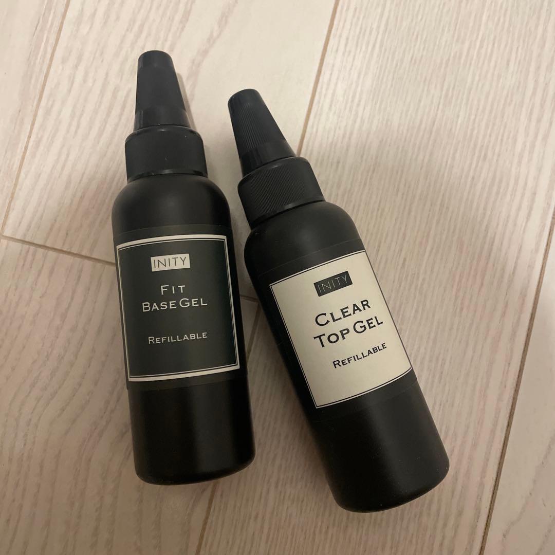INITYアイニティトップ&ベースFitBaseGel & Clear Gel