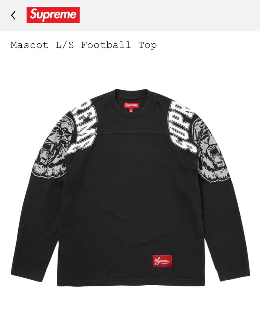 シャツ 25fw supreme Mascot L/S Football Top L
